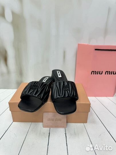 Шлепки Сланцы Miu Miu Размер 36-40