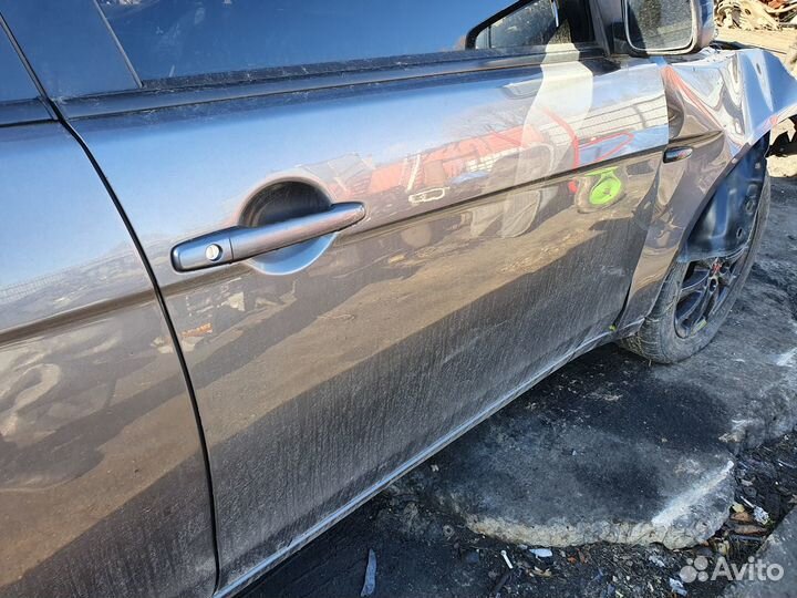 Дверь передняя правая lancer X cy лансер 10 серая