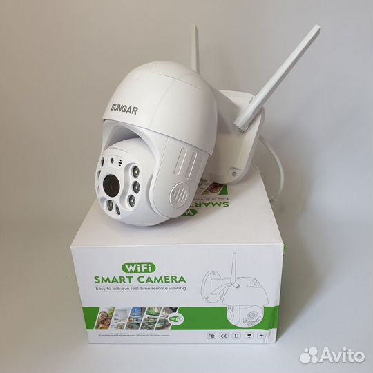 Камера видеонаблюдения 3Мп WiFi поворотная уличная