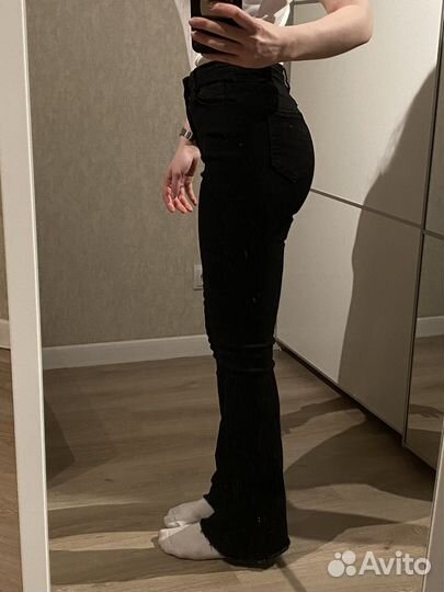Джинсы клеш женские