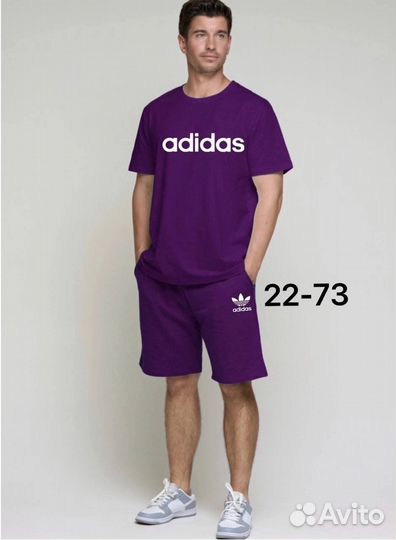 Спортивный костюм мужской шорты и футболка новый