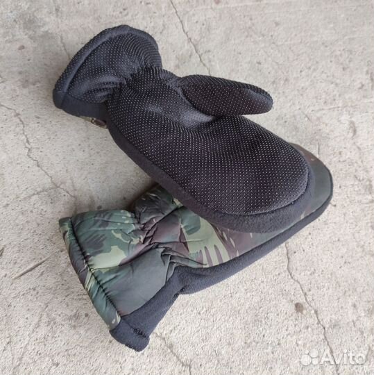 Варежки зимние камуфляж