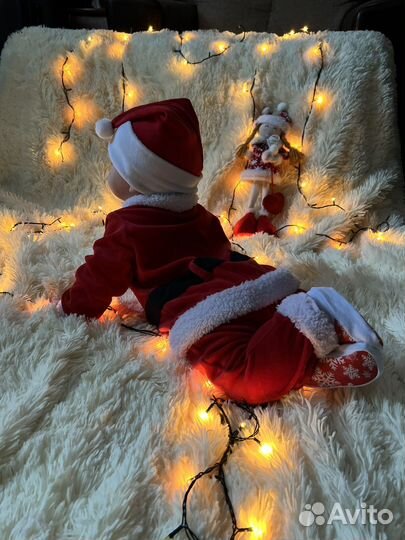 Костюм деда мороза детский 80 см