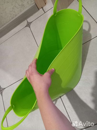 Таз ведро силиконовое мягкое