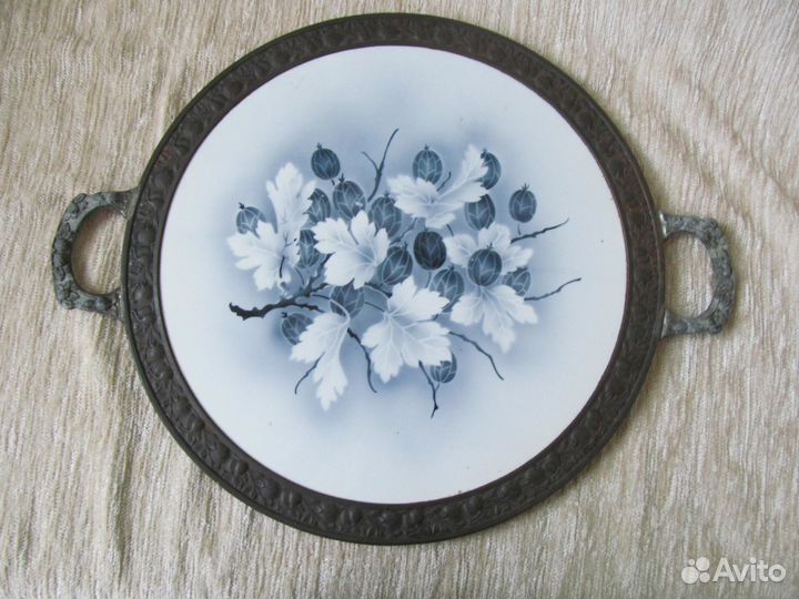 Поднос антикварный