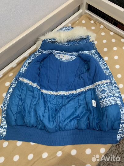 Зимний пуховик для девочки 8-9 лет