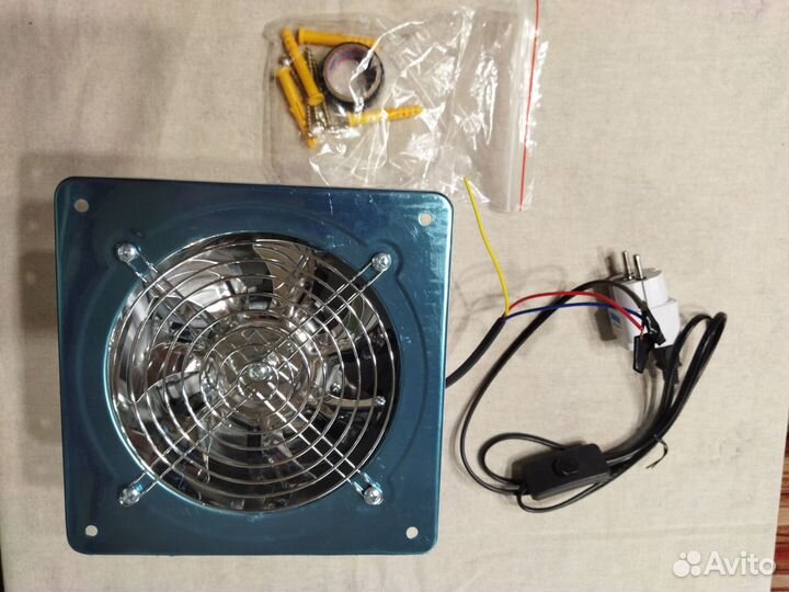 Вентилятор вытяжной мощный с обратным клапаном