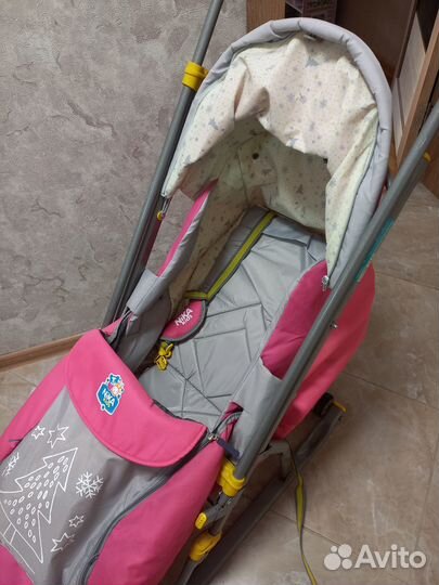 Детские санки коляска