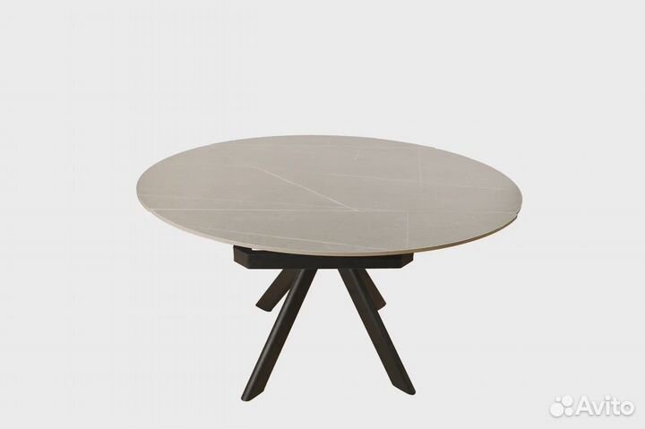 Стол круглый раздвижной из камня