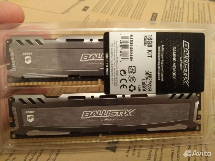 Оперативная память ddr4 16gb