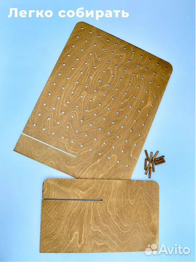 Витрина подставка для украшений и бижутерии темная