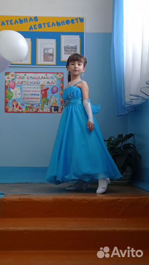 Платье для девочки на выпускной 122- 128