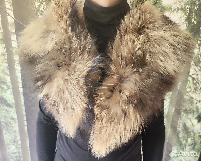 Меховая горжетка, боа, воротник из лисы
