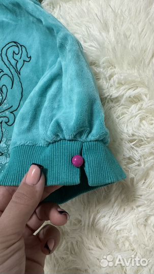 Велюровое платье XS