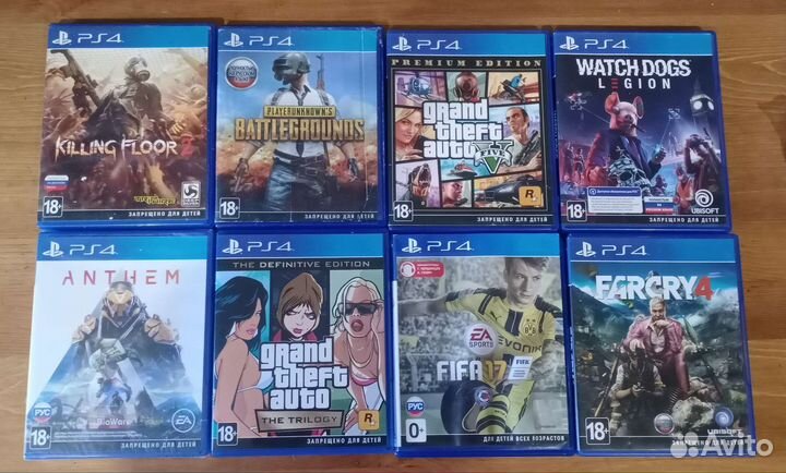 Игры для Sony playstation 4