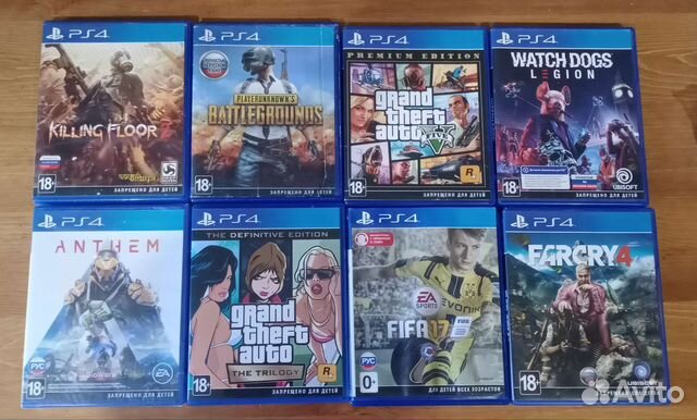 Игры для Sony playstation 4