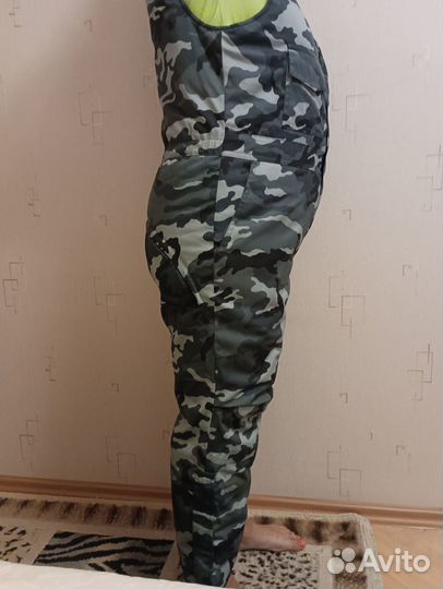 Полукомбинезон утепленный камуфлированный