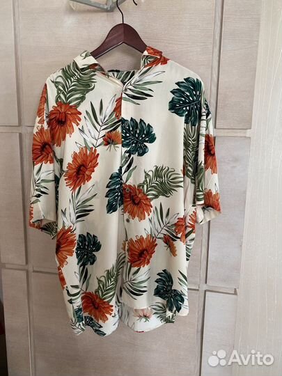 Рубашка шелковая веселая