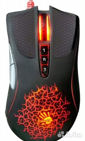 Игровая мышь A4 Tech Bloody A90 Blazing Black