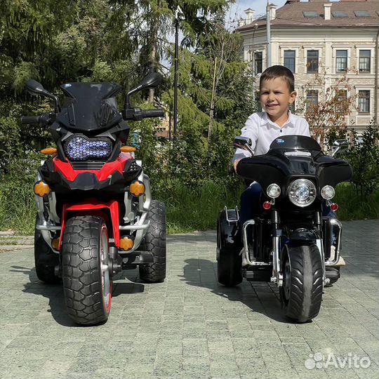 Мотоцикл детский электрический