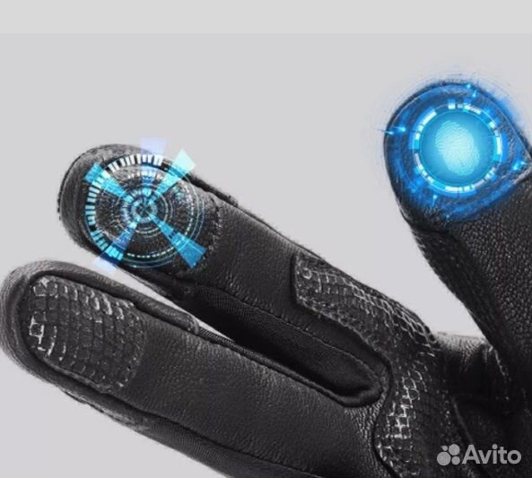 Мотоперчатки кожаные