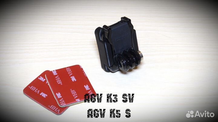 Крепление камеры GoPro на Мотошлем AGV K3 SV, K5 S