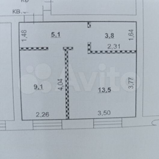 1-к. квартира, 31,5 м², 3/5 эт.