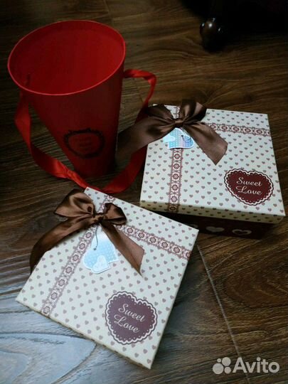 Новые коробочки и ваза