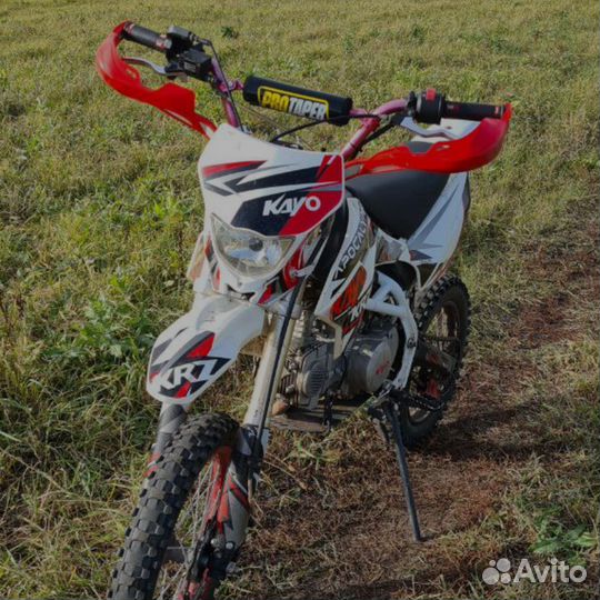 Питбайк kayo krz 140 17/14 как новый