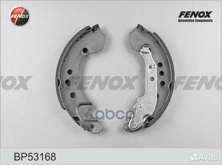 Колодки тормозные барабанные зад прав/лев B