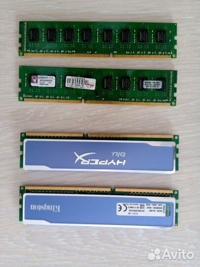 Оперативная память Kingston DDR3 2 гб 1600 мгц