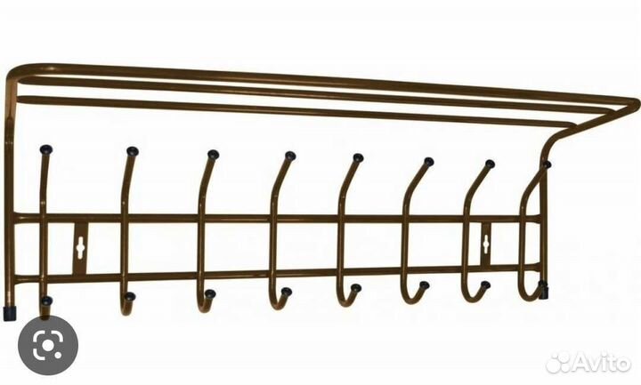 Вешалка настенная металлическая