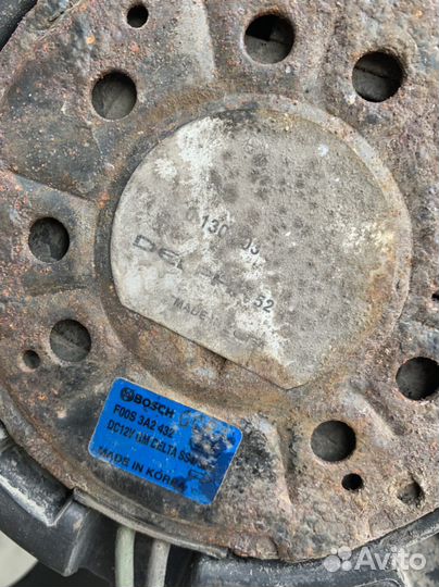 Вентилятор охлаждения радиатора chevrolet cruze