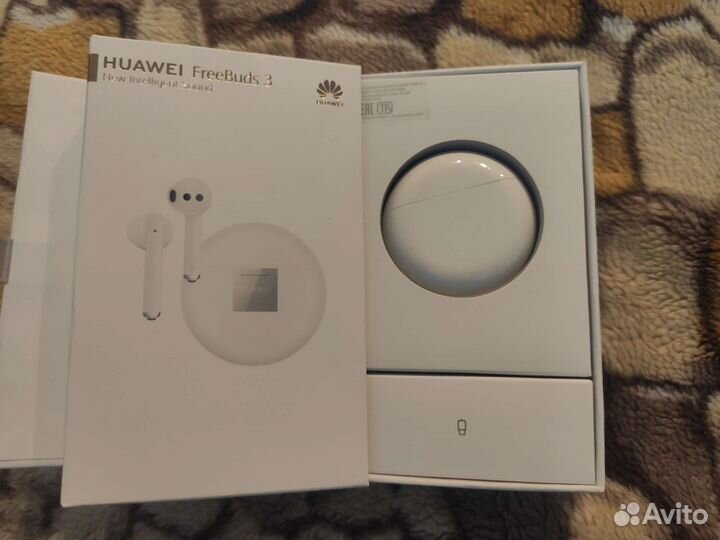 Bluetooth наушники Huawei freebuds 3 + чехол