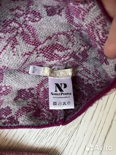 Шапка для девочки noble people L 54-58 б/у