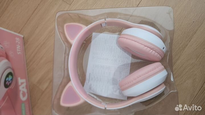 Наушники кошачьи ушки