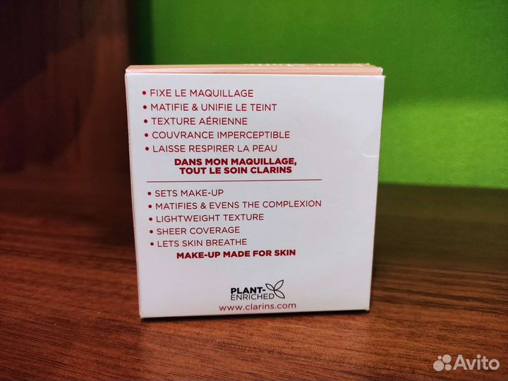 Clarins ever matte матирующая пудра