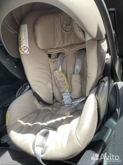 Автолюлька cybex cloud q + база isofix