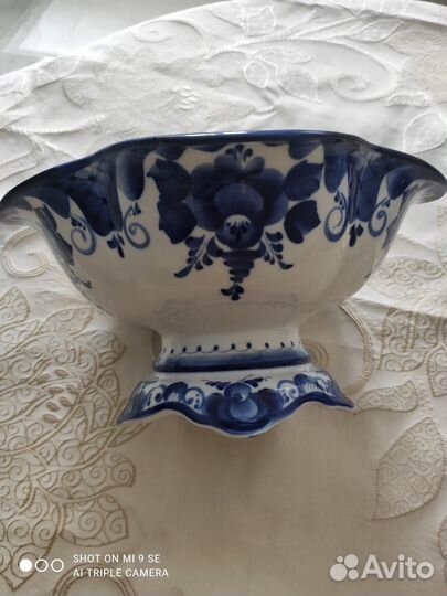 Фарфоровая посуда Гжель авторская