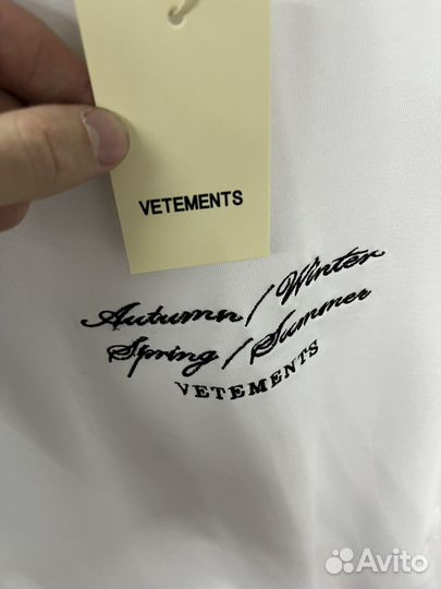 Футболка vetements оверсайз (коллекция 2024)