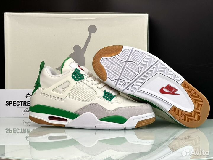 Кроссовки Nike Air Jordan 4 SP Pine Green