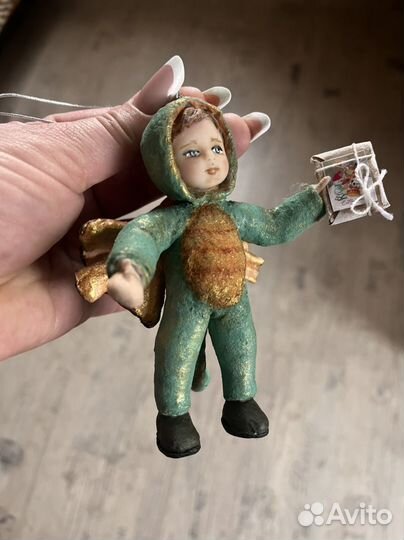 Ватные игрушки на елку