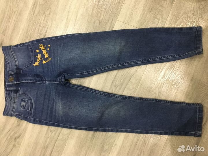 Джинсы для девочки 128