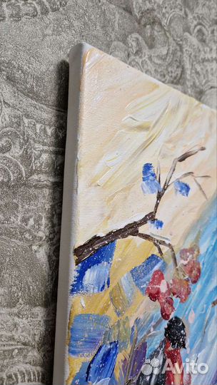 Картина акрилом на холсте
