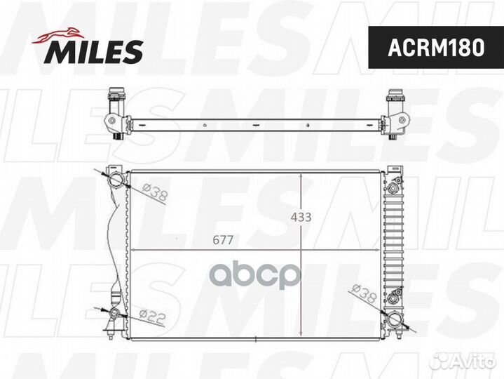 Радиатор (механическая сборка) audi A6 2.0-3.2