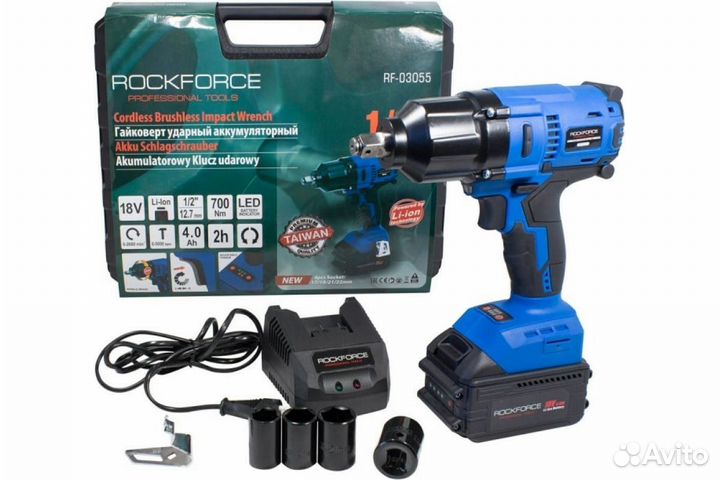 Ударный аккумуляторный гайковерт Rockforce RF-0305