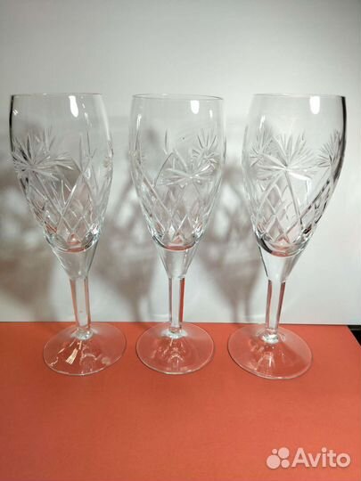 Хрустальные фужеры бокалы СССР