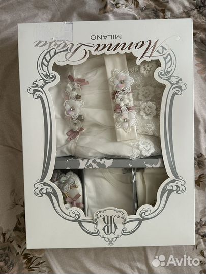 Комплект на выписку для девочки 0-3мес