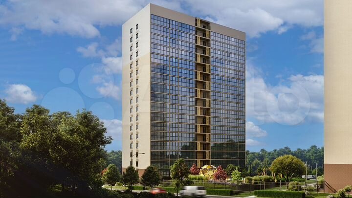 2-к. квартира, 41,1 м², 4/17 эт.