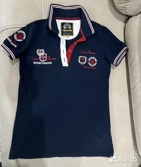 Футболка-поло в морском стиле р.42/44